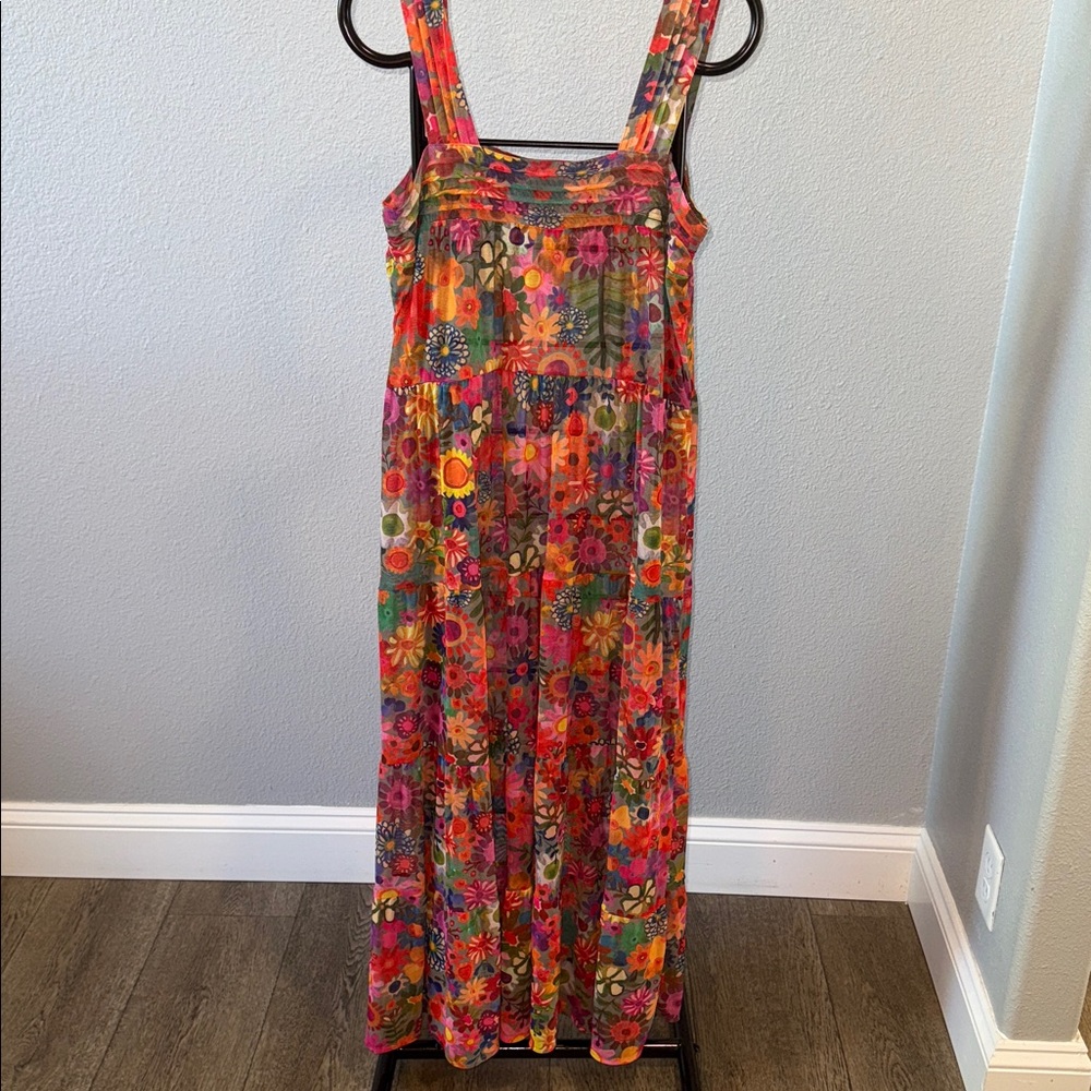 Floral Multicolor Maxi Dress - Picture 7 of 8